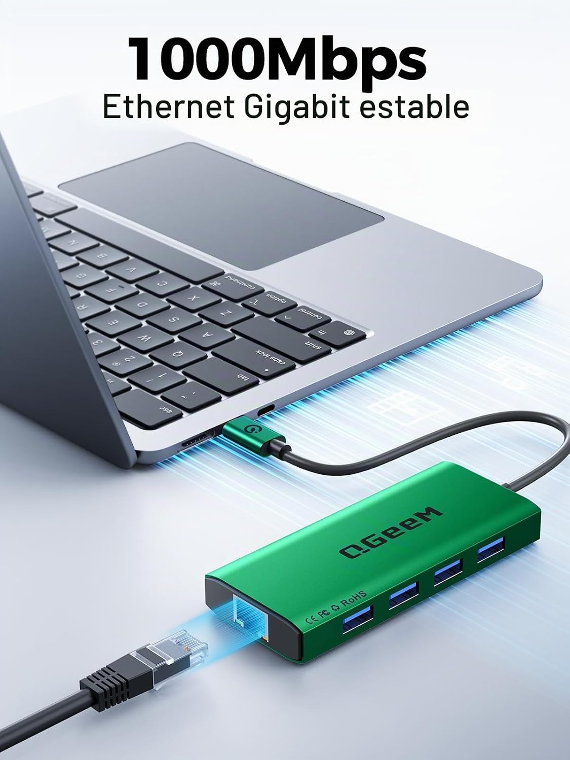 QGeeM, UCH092-1, hub USB 3.0