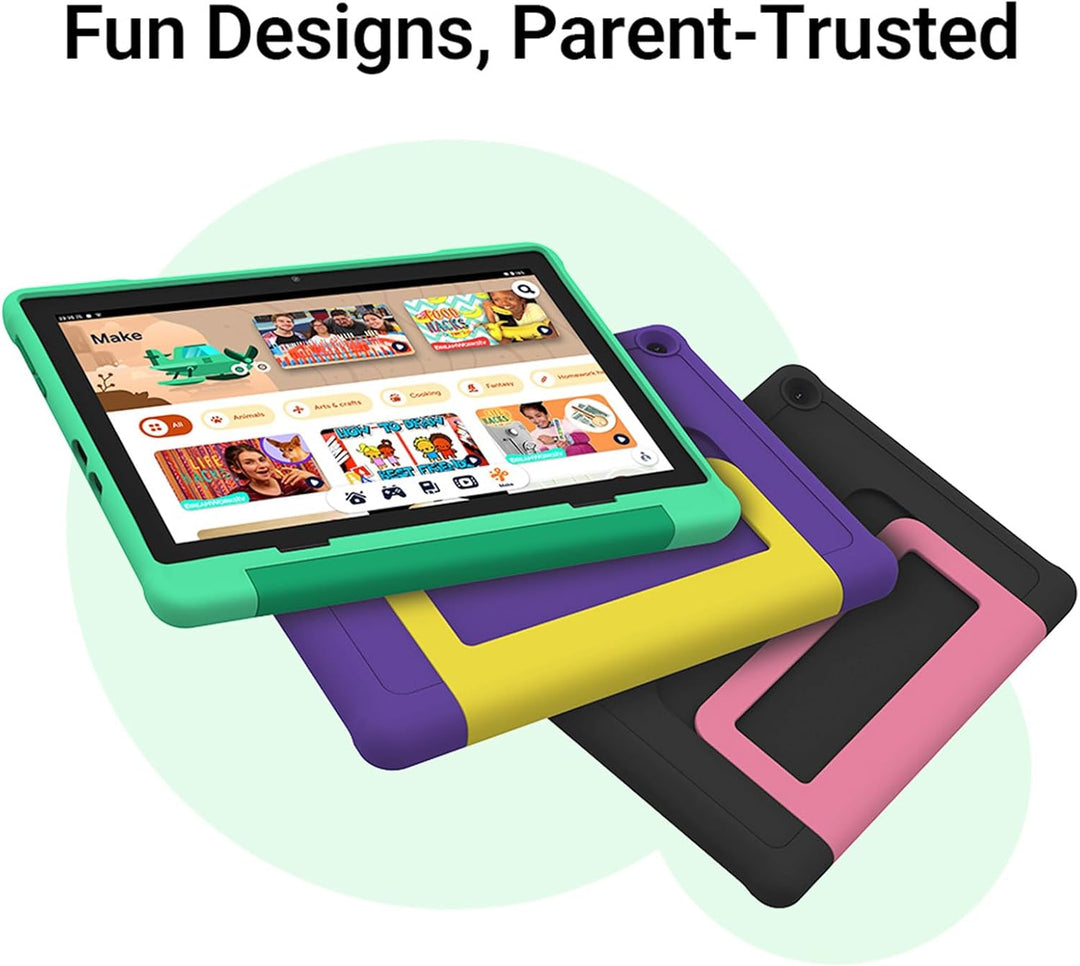 Tableta para niños, 10.1 pulgadas HD Android 15, 64 GB de almacenam...