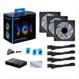 Lian Li UNI Ventilador SL-Infinity SLIN120 4.724 in Paquete triple...