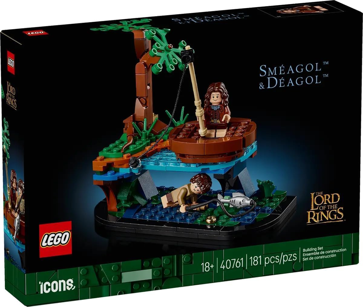 LEGO Iconos El Señor de los Anillos: Sméagol &amp; Déagol (40761)