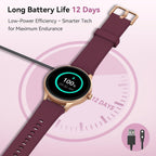 Fitpolo - Reloj inteligente para mujer, pantalla HD de 1.57 pulgadas