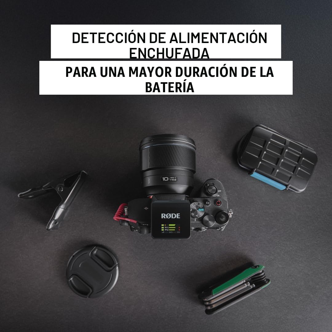RØDE Wireless GO III (Gen 3) - Micrófono inalámbrico compacto - Aud...