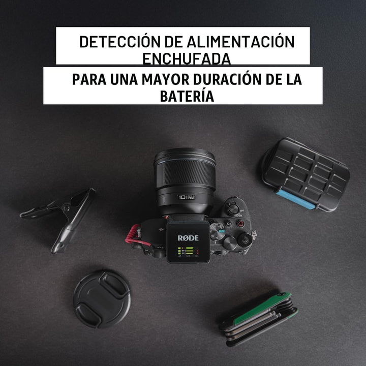 RØDE Wireless GO III (Gen 3) - Micrófono inalámbrico compacto - Aud...