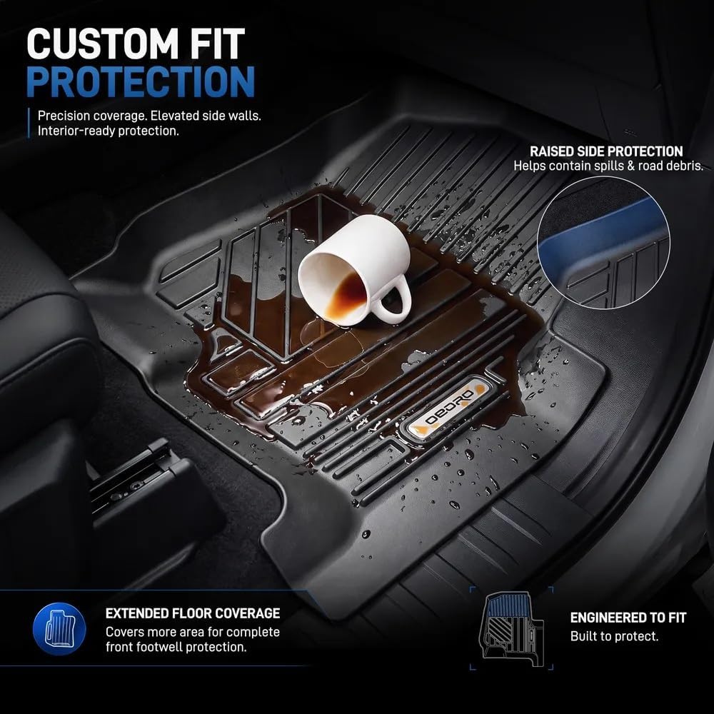 OEDRO Alfombrillas para Ford F-150 SuperCrew Cab 2015-2026 2027