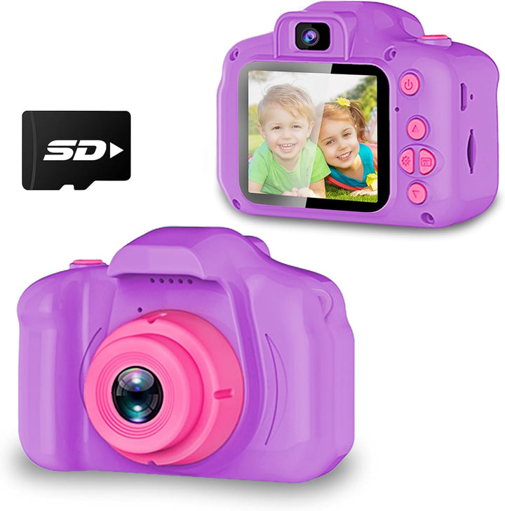 Seckton Cámara de selfie mejorada para niños, regalos de cumpleaños...