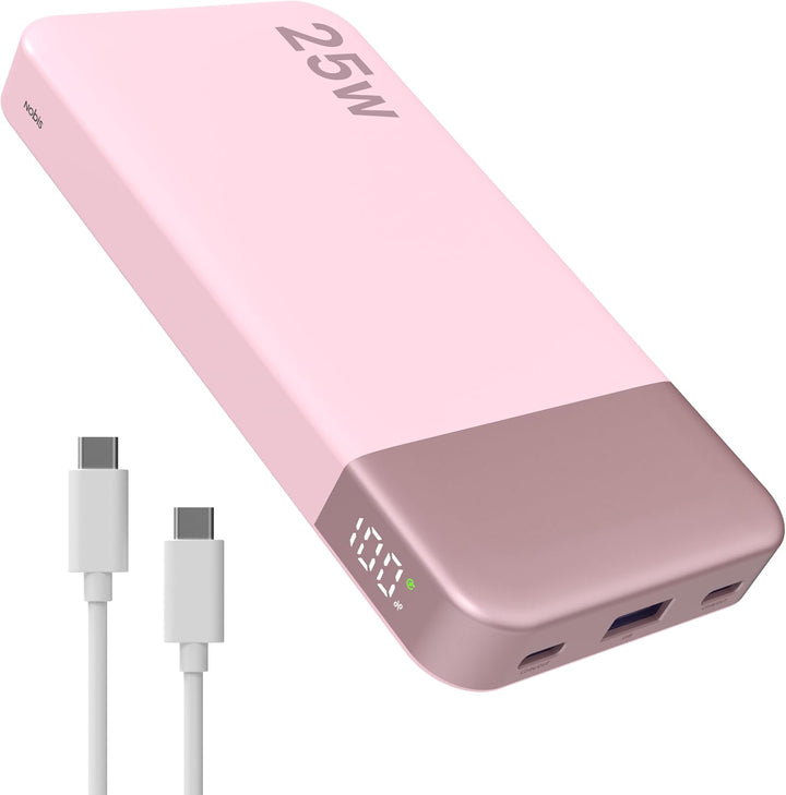 NOBIS Cargador portátil, cargador de batería de 10000 mAh de carga...