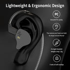CCZ Melody - Auriculares Intrauriculares con Cable para Juegos 1DD 1BA, Verde, Sin micrófono