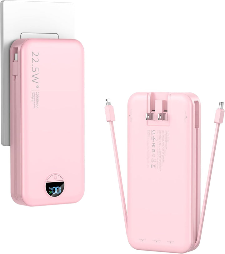 Cargador portátil, 20000 mAh 22.5 W, cargador de batería de carga r...