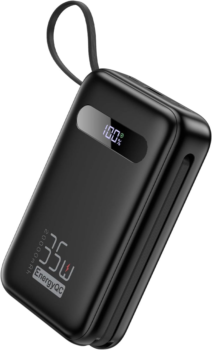 EnergyQC 20000mAh Cargador Portátil, Banco de Energía de Carga Rápi...