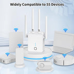 Extensor WiFi amplificador WiFi más rápido 1200 Mbps de