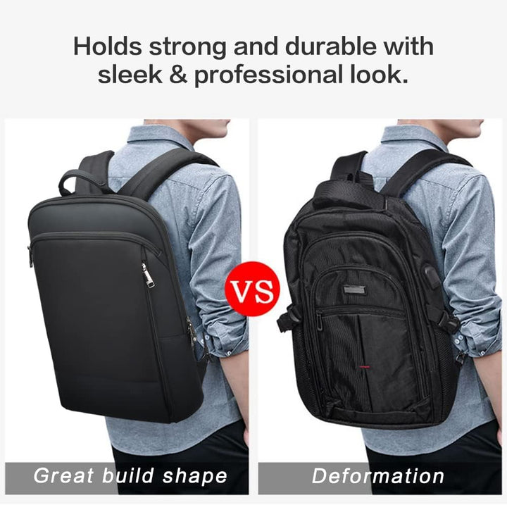 BOPAI Mochila para laptop súper delgada de 15 pulgadas para hombre...