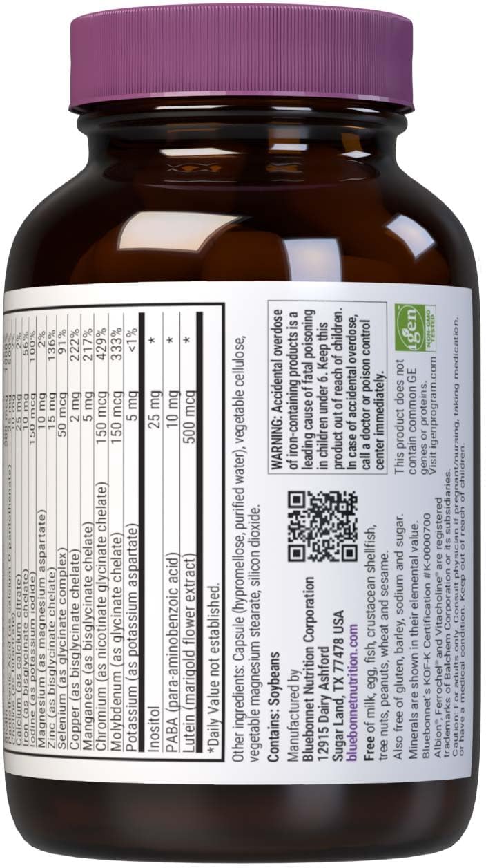 Bluebonnet Nutrition Mult One (con hierro), apoyo nutricional diari...