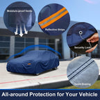 Kaugung Funda de automóvil de ajuste personalizado para Mazda MX-5 Miata (NA, NB, NC, ND y RF), resistente al agua, protección para exteriores para todo tipo de clima
