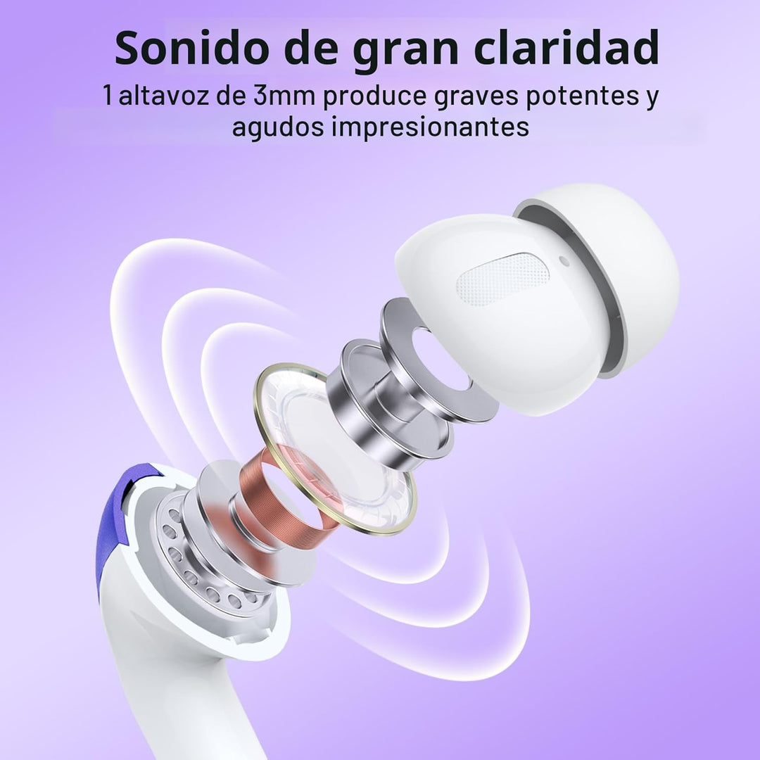 TAGRY Auriculares Bluetooth Verdaderamente Inalámbricos 60H Reprodu...
