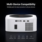 HAPPRUN 1500 ANSI - Proyector inteligente para exteriores, aplicaci...