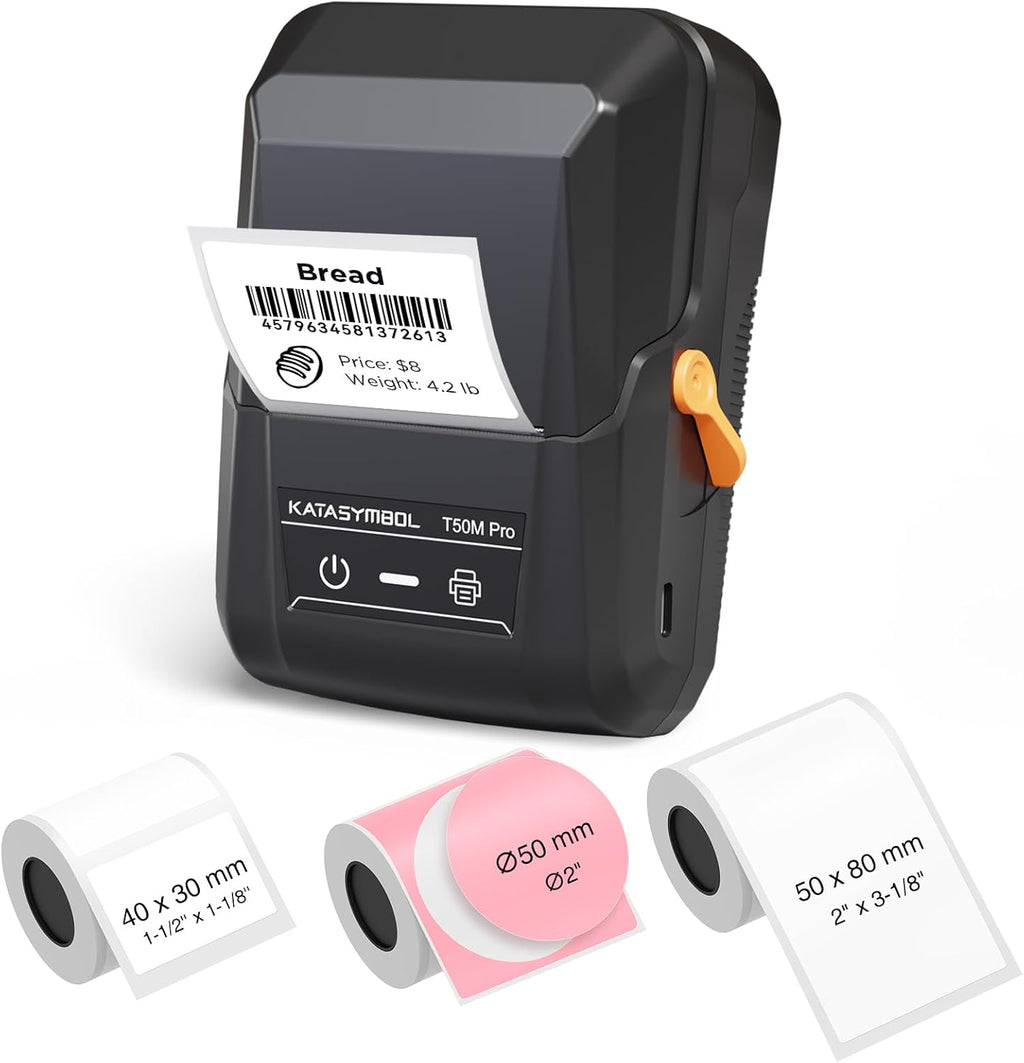 SUPVAN T50M Pro Máquina etiquetadora Bluetooth con 3 cintas, juego 1