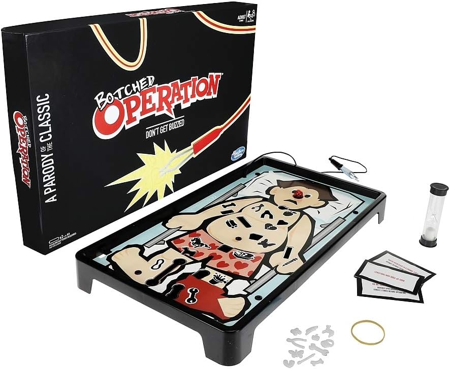 Juego de mesa de operación fallida para adultos Juego de parodia electrónica del juego de la operación