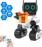 okk Robot de juguete para niños, robots RC inteligentes para niños con control táctil y de sonido, robótica inteligente programable, juguete robot con caminar, bailar, cantar, hablar