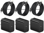Cargador de carga rápida para iPhone 17, 16, 15, paquete de 3 cargadores USB C, cable Lightning de 6 pies y cable USB C tipo C para iPhone 17/17 Plus/17 Pro Max/Air/16/16 Plus/16 Pro Max/15 Pro/14Pro