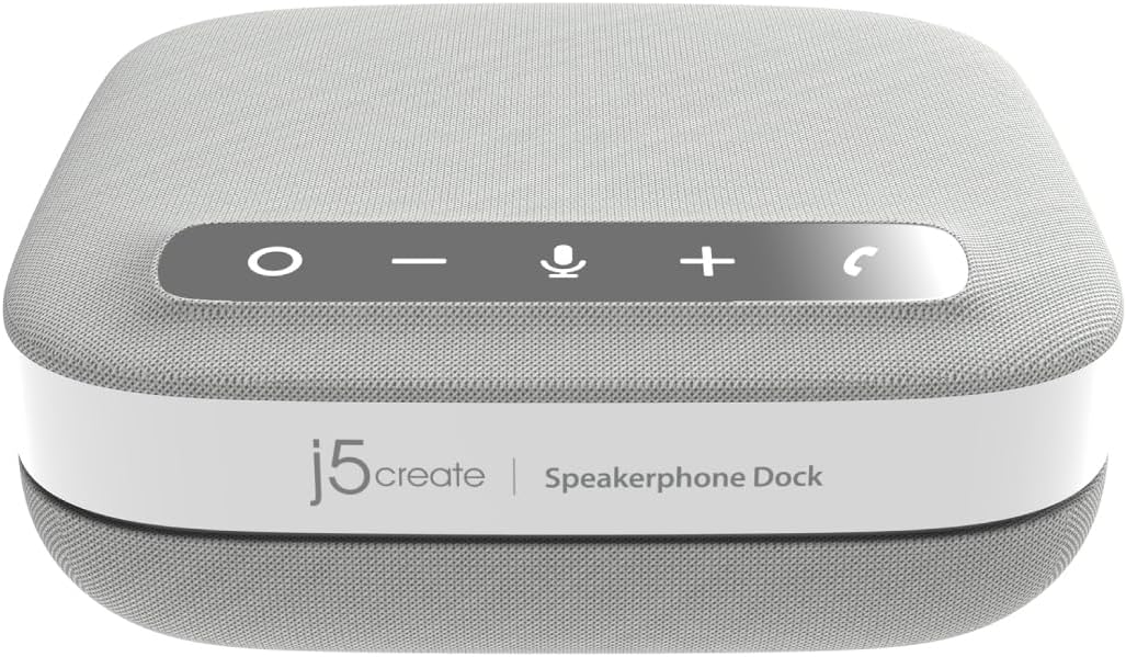 j5create Base de altavoz USB-C 4K, base de audio todo en uno