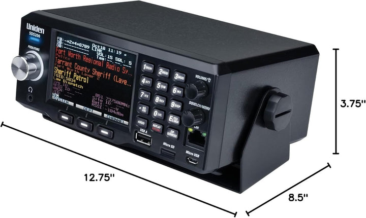 Uniden SDS200 True I/Q TrunkTracker X Base/Escáner digital