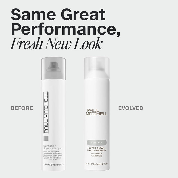 Paul Mitchell Laca para el cabello Super Clean con acabado ligero,...