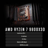 ZOTAC MEK - Computadora de escritorio para juegos, Ryzen 7 9800X3D,...