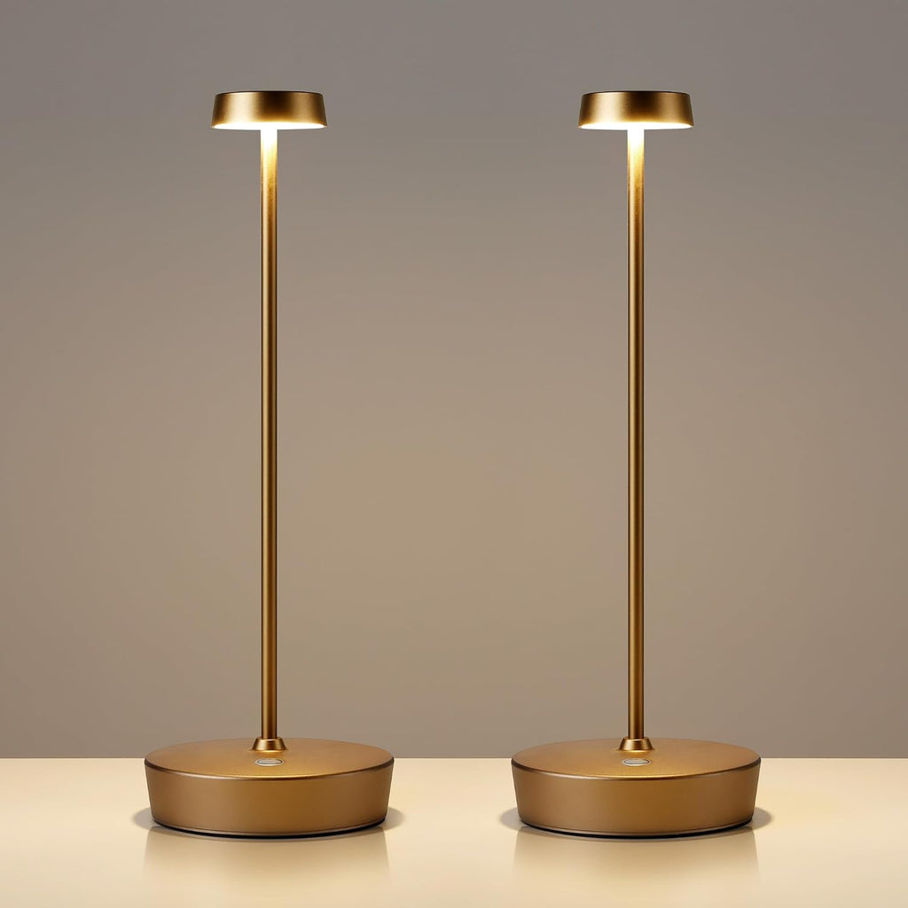 Lámpara Lámpara de mesa inalámbrica LED recargable, luces al aire libre con pilas
