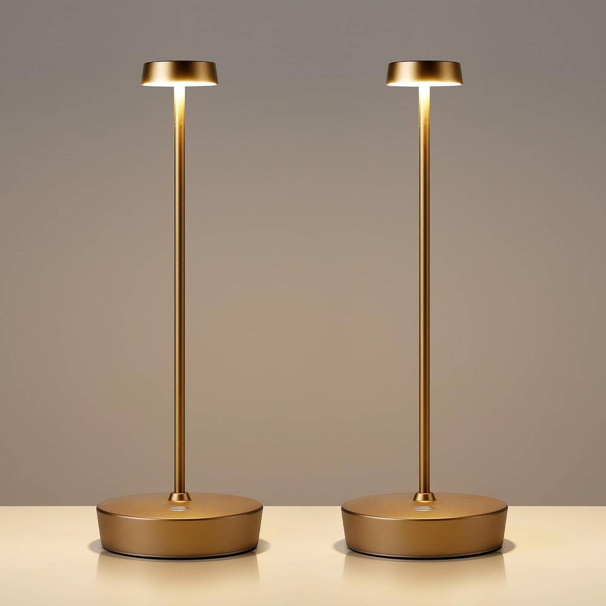 Lámpara Lámpara de mesa inalámbrica LED recargable, luces al aire libre con pilas