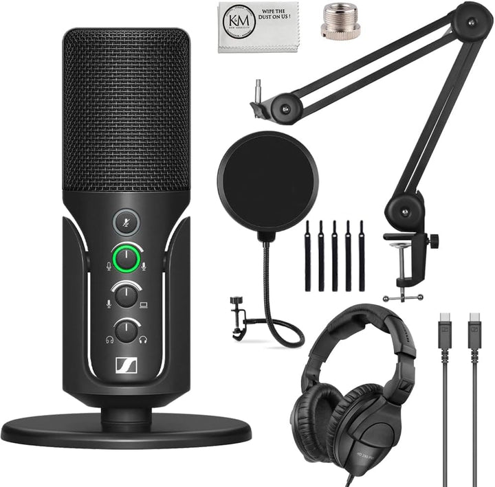 Sennheiser Profile USB micrófono condensador con soporte de escrito...