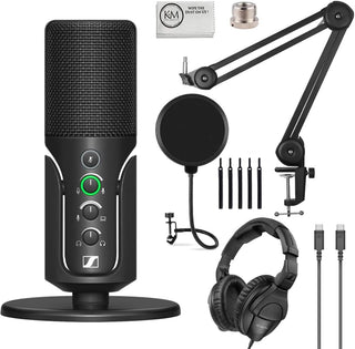 Sennheiser Profile USB micrófono condensador con soporte de escrito...