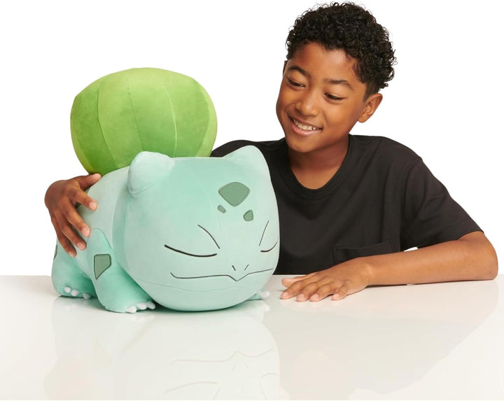 Pokémon Bulbasaur - Peluche para dormir, 18 pulgadas, felpa prémium...