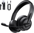 AOC Auriculares inalámbricos con micrófono para trabajo, cancelación de