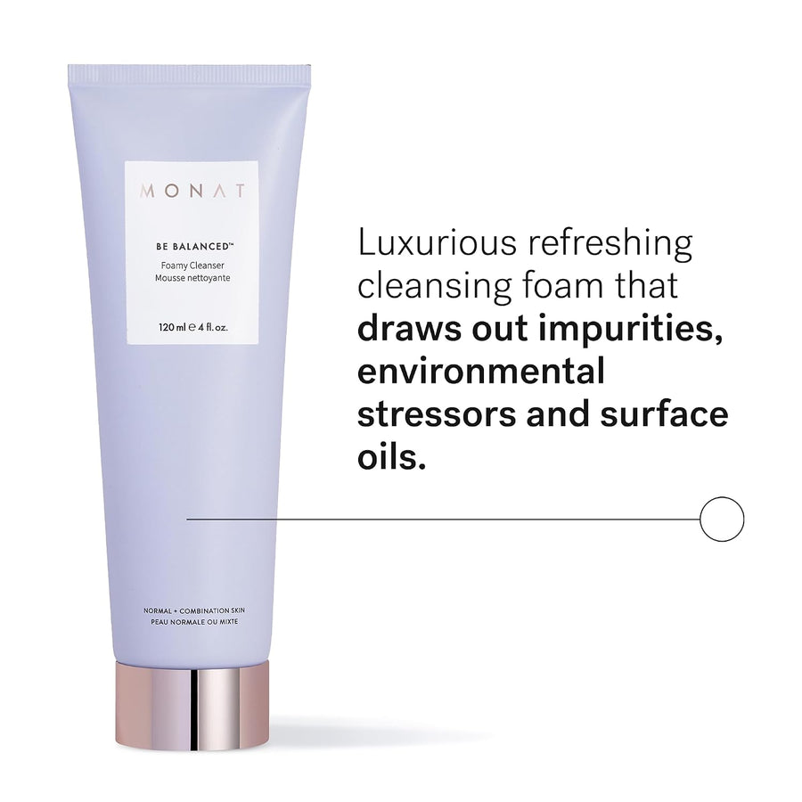 MONAT Be Balanced - Limpiador espumoso purificador y suavizante, li...