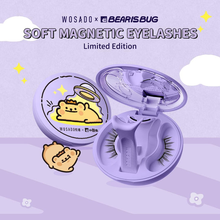 Kit de Pestañas Magnéticas Suaves con Aplicador, No.10 Ultra Negro...