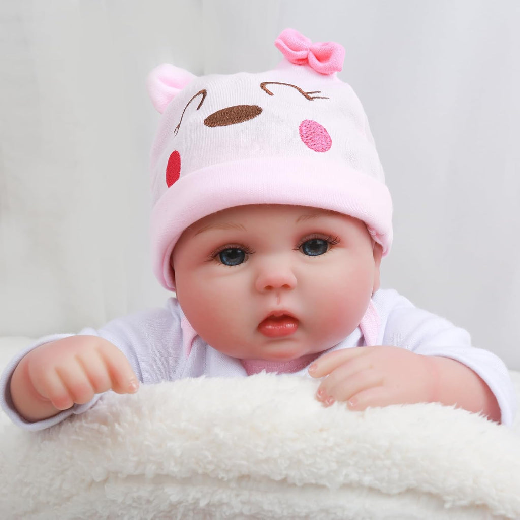 CHAREX Reborn Bebé Muñeca Niña - 16 Pulgadas Muñeca Recién Nacida de Vinilo Suave Realista que Parece Real, Mejor Juguete para Niños 3+