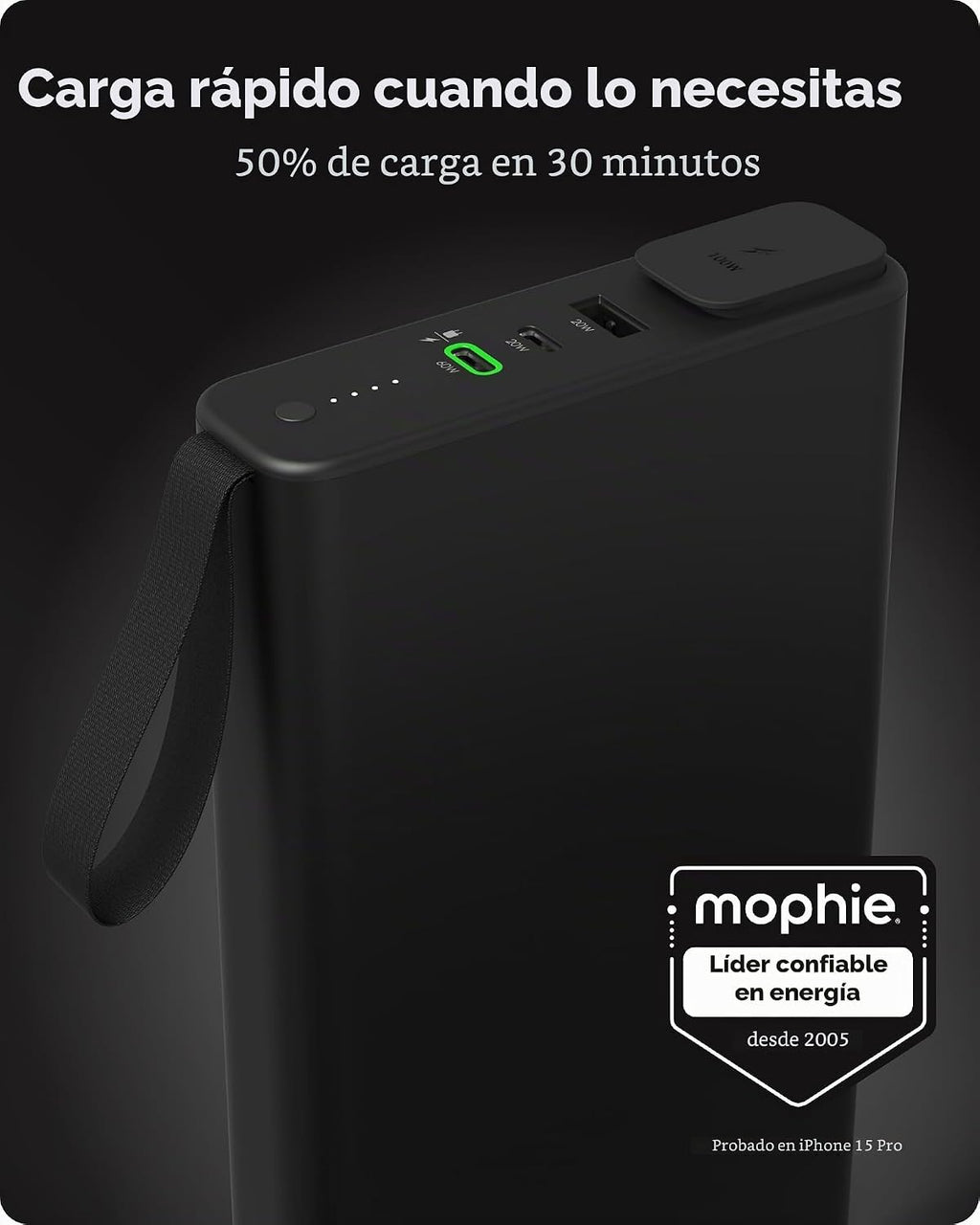 Mophie Powerstation pro AC (Gen 2) - Batería externa de 27,000 mAh