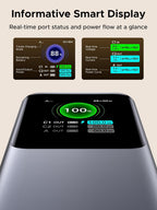 UGREEN Nexode Power Bank 20000mAh 165W con cable USB C incorporado,...