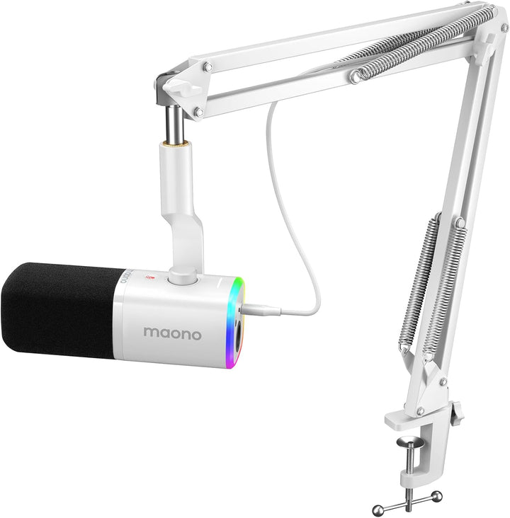 MAONO Kit de micrófono XLR\/USB para juegos: micrófono dinámico par...