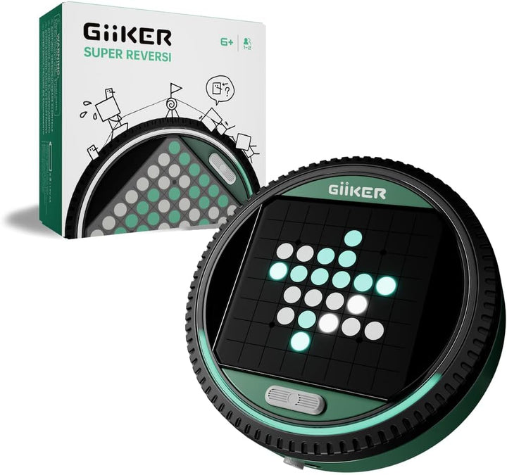 GiiKER Super Reversi - Juego de mesa de estrategia electrónica con...