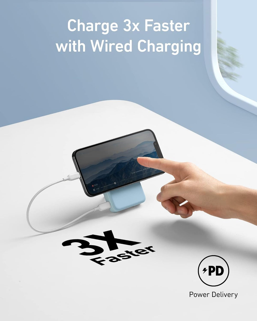 Anker 633 - Batería magnética de 10,000 mAh, cargador portátil inal...