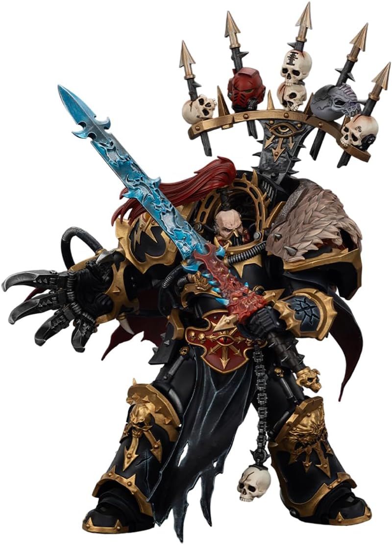 JOYTOY Warhammer 40K 1\/18 Figura de acción \u2013 Legión Negra Aba...