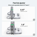 UGREEN Soporte vertical para computadora portátil para escritorio,...