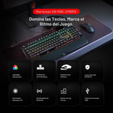 RAMPAGE GEAR KB-R86 Umbra Teclado mecánico para juegos \u2013 Inter...