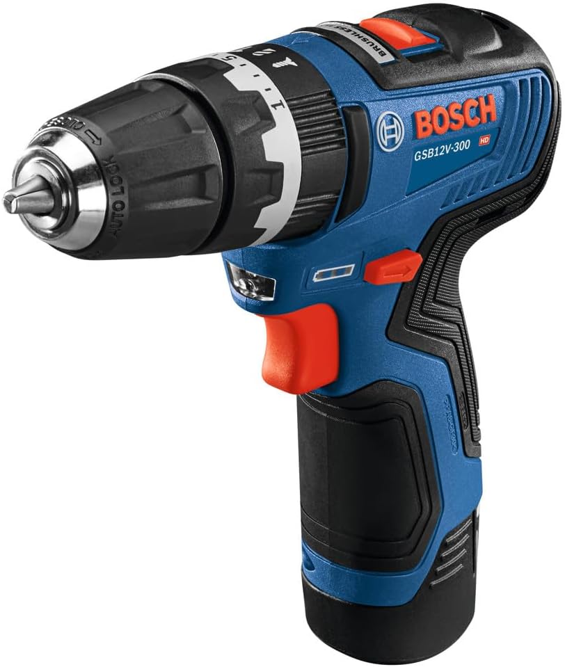 Bosch GSB12V-300N 12 V Max taladro de martillo sin cepillo de 3/8 pulg. / conductor (herramienta desnuda)