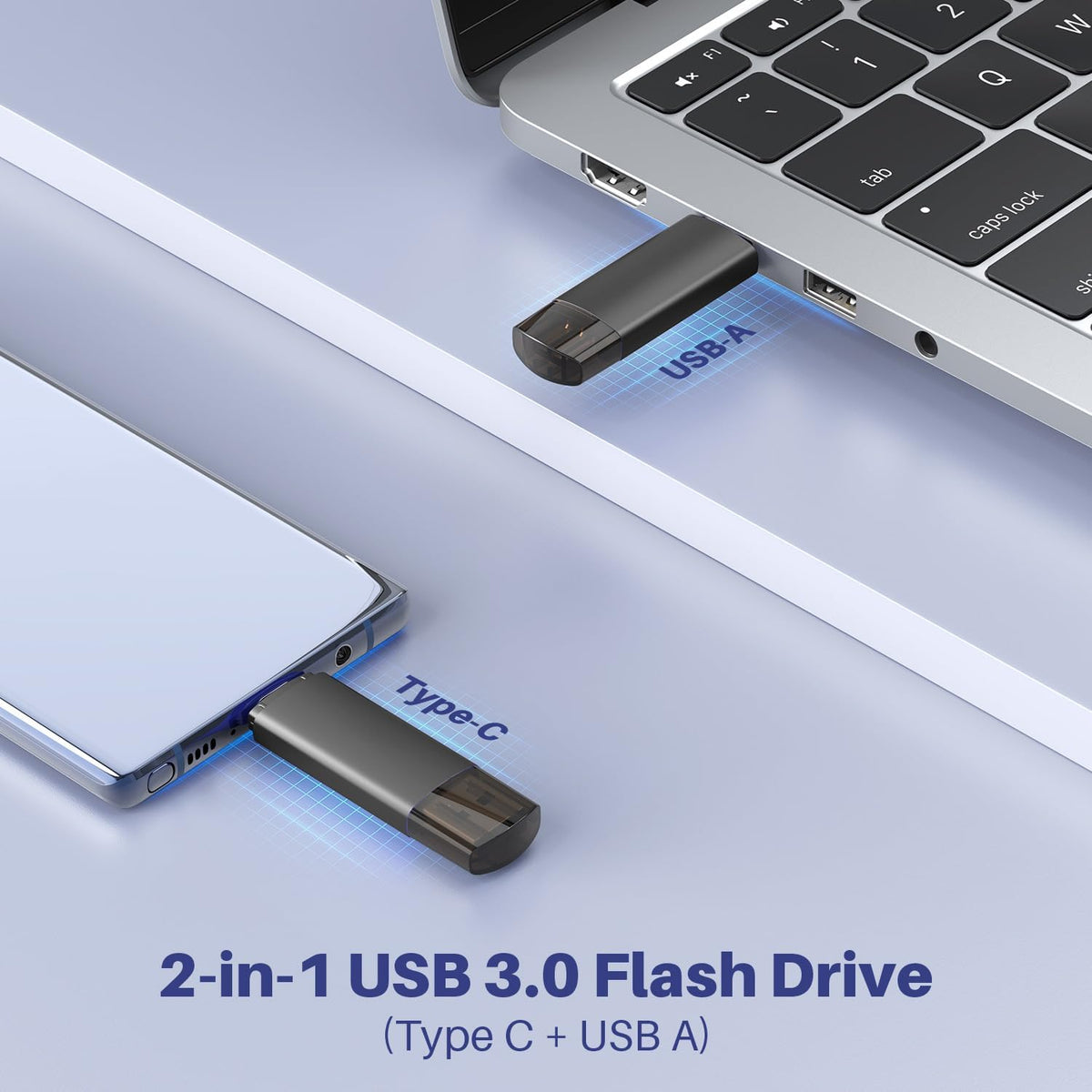 JOIOT Unidad flash USB C de 32 GB, unidad flash USB 3.0 dual tipo C...