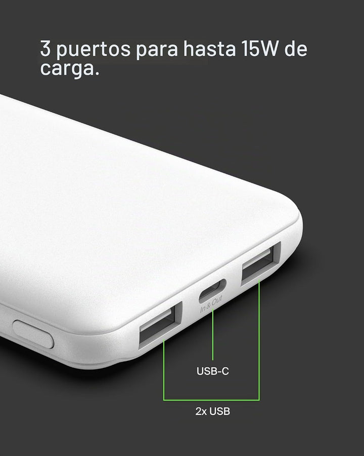 Belkin Cargador Portátil, Banco de Energía USB-C 10000 mAh con 1x P...