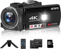 ORDRO Z36 Videocámara 4K, Cámara Vlogging de 64MP para YouTube Zoom