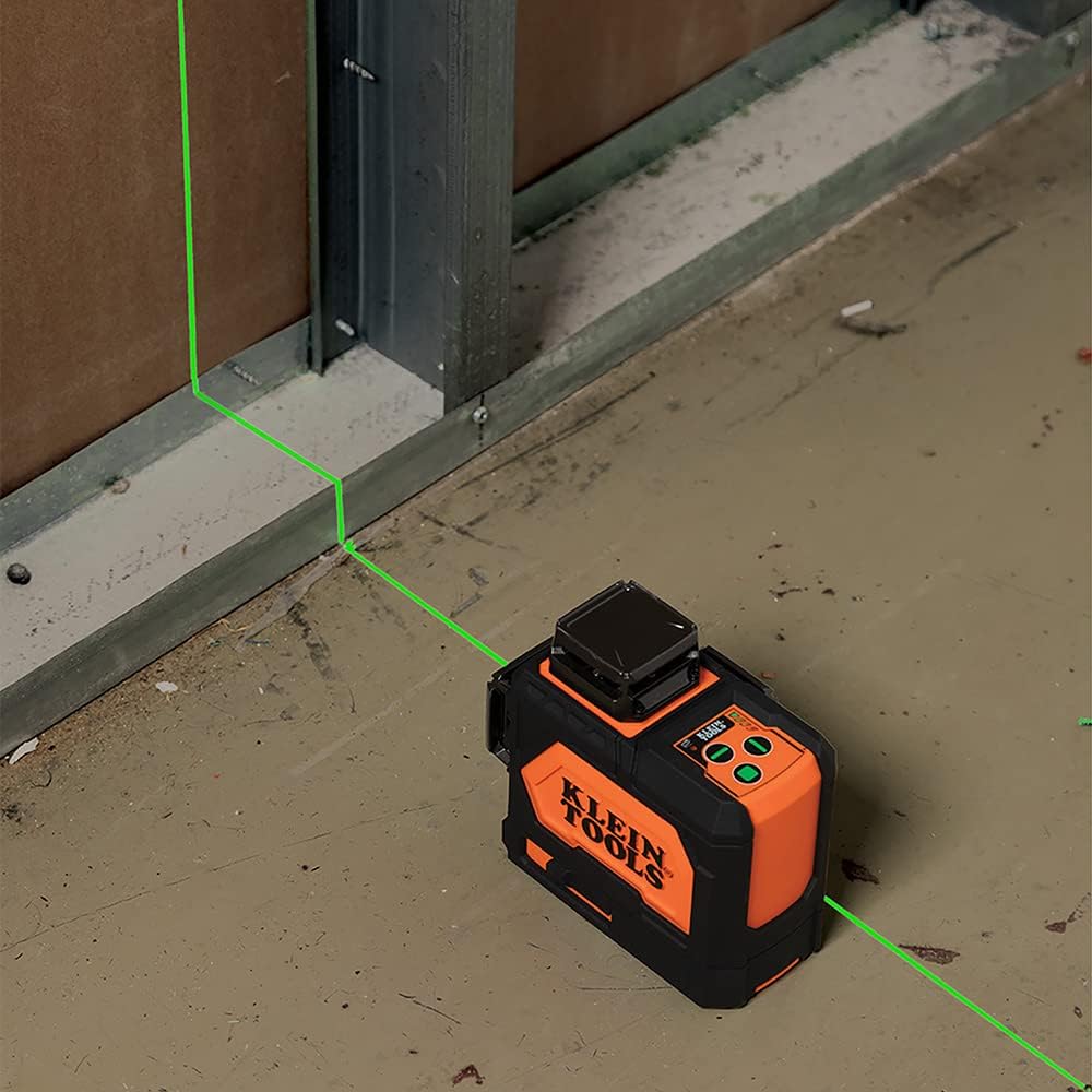 Klein Tools 80184 Kit de nivel láser verde con trípode, 2 piezas