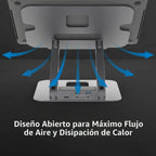 j5create Soporte para laptop con concentrador de pantalla HDMI USB C 4K - 2